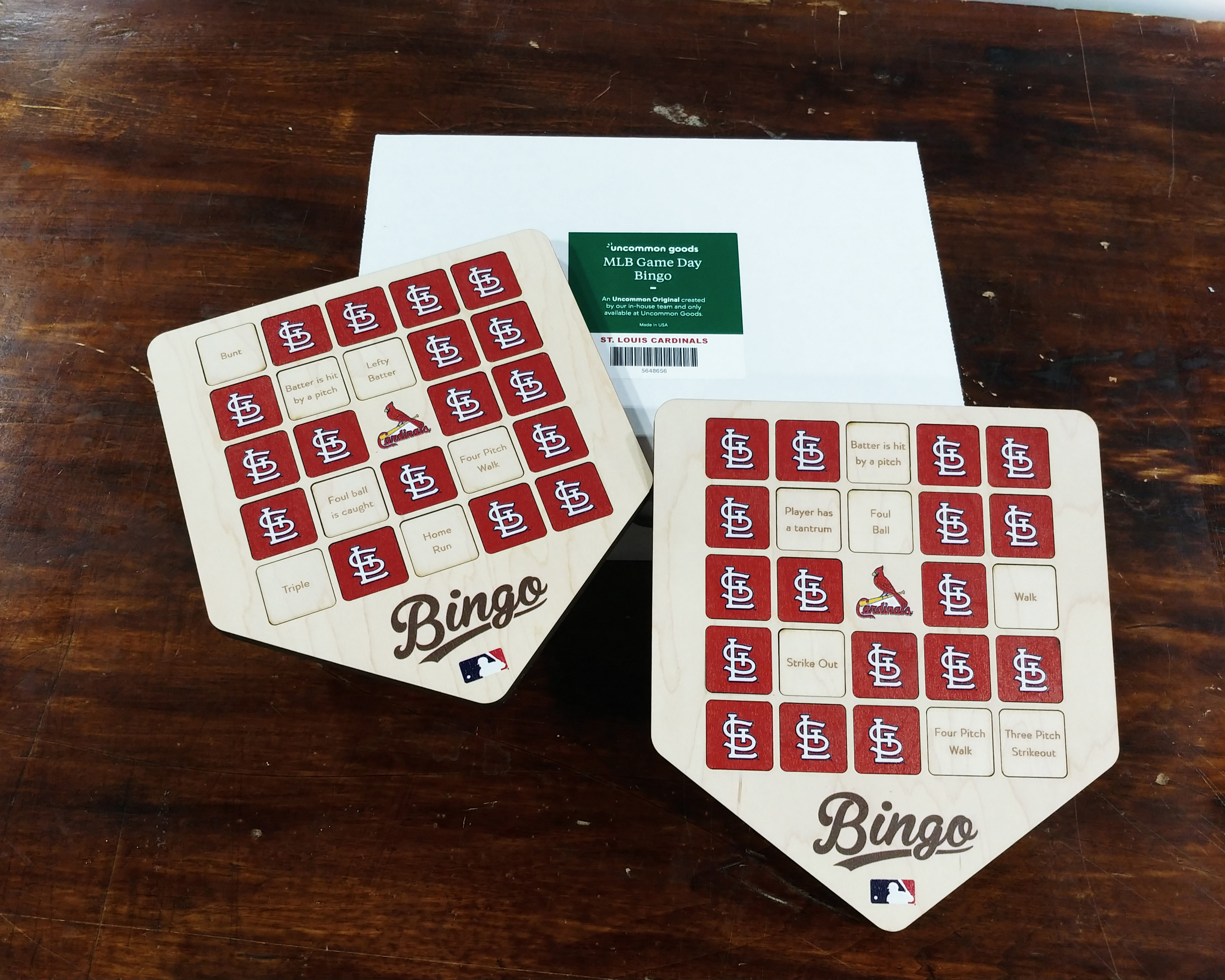 Wooden Bingo Prints