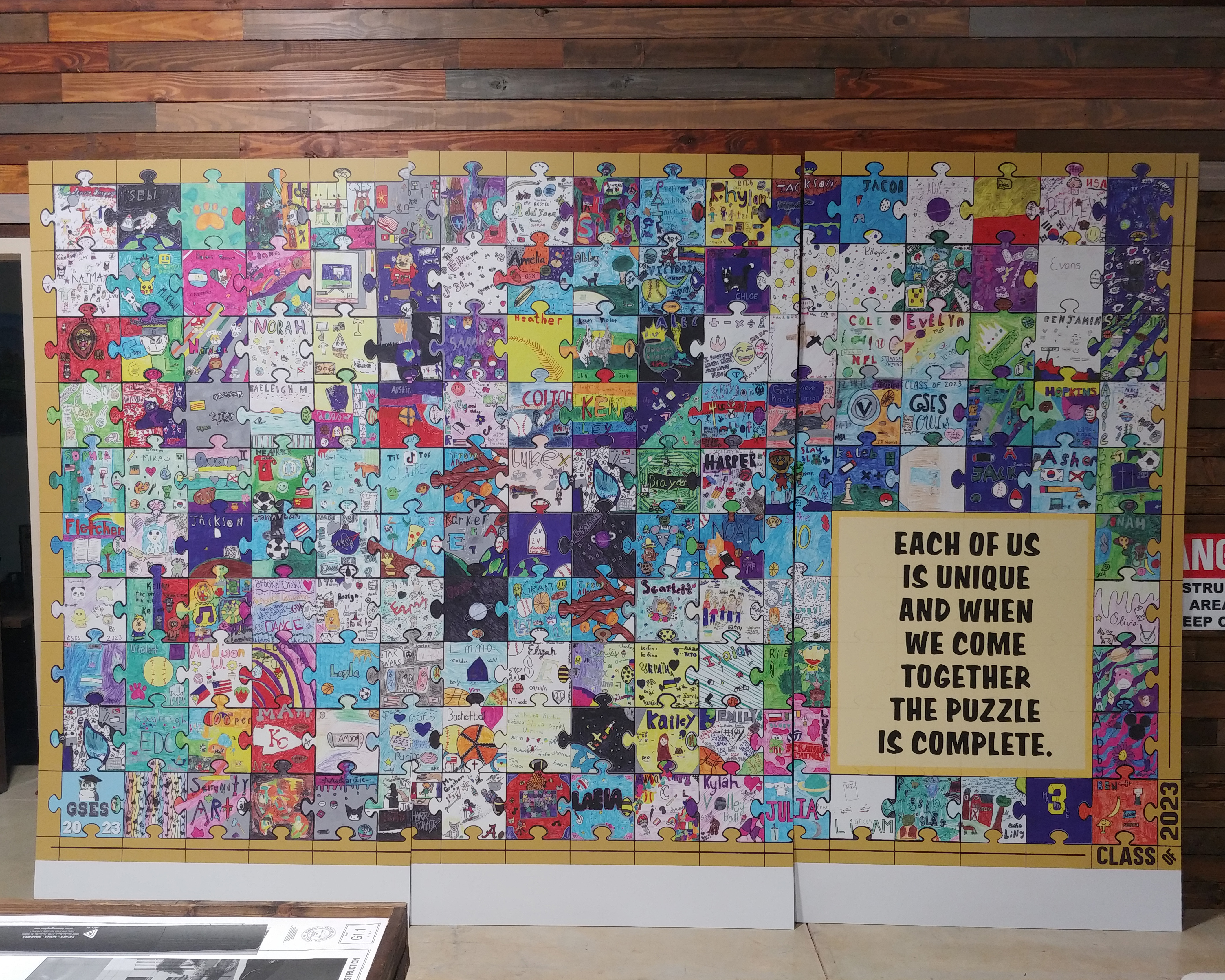 School Puzzle Mural Project